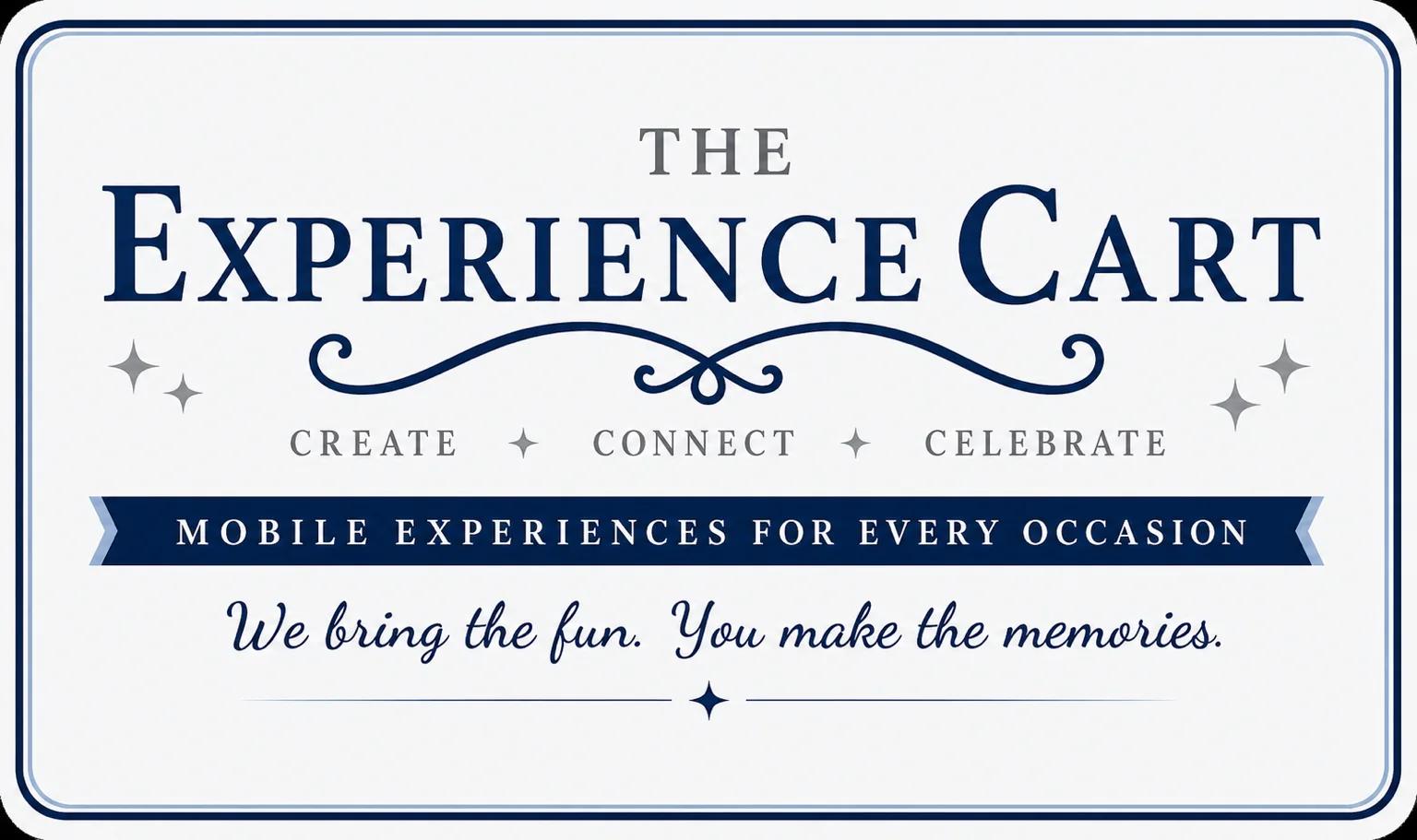 The Experience Cart banner